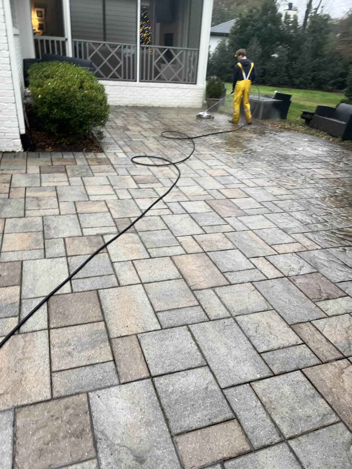 Flagstone patio results